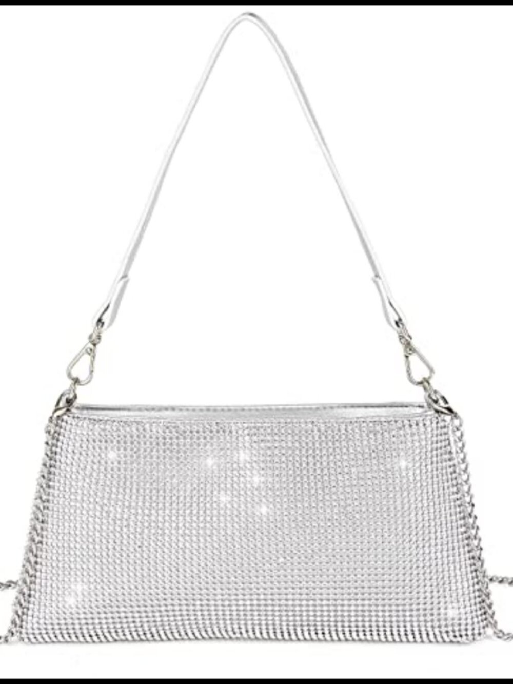 Rhinestone Evening Clutch Crossbody Bag for Women Bride